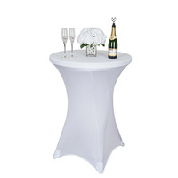 Table de bar à cocktails pliable de style extérieur pour le commerce transfrontalier, ensemble de table de banquet ronde pour l'extérieur