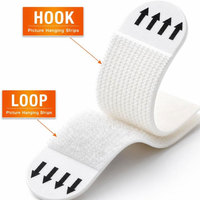 Bandes adhésives blanches autocollantes en acrylique à pression, qualité professionnelle, robustes, sans dommages, pour cadres en toile, à suspendre