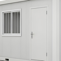 Maison préfabriquée en acier, cabine modulaire préfabriquée, maison portable pour bureau sur chantier, logements