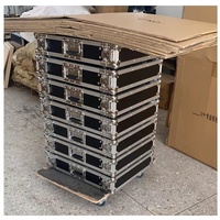 Flight case professionnel OEM 2U avec garantie de 3 mois à 1 an pour amplificateur de puissance 2U/3U/4U/6U/8U/10U/12U/16U/18U/21U