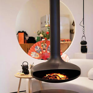 Chimenea de <span class=keywords><strong>Bioetanol</strong></span> de Diseño Moderno y Brasero con Pedestal de Madera y Soporte de Acero Inoxidable, <span class=keywords><strong>Estufa</strong></span> de Etanol, Venta al Por Mayor - Product Image 1
