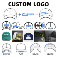 Vente en gros Casquette de baseball personnalisée de haute qualité brodée en 3D Casquettes Gorras incurvées à bord plat Chapeaux personnalisés avec logo