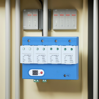 Protecteur de surtension AC SPD 100KA 1P 2P 3P 4P 275V T2 pour équipement électronique Dispositif de protection contre la foudre