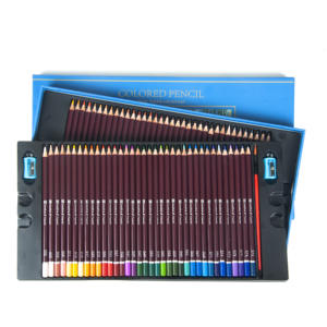 72pcs Crayons de couleur en bois fabriqués à la machine <span class=keywords><strong>Crayon</strong></span> de couleur à base d'huile <span class=keywords><strong>pour</strong></span> la peinture à l'huile professionnelle - Product Image 1