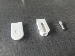 Système de levage de porte d'armoire 3-en-1 en plastique et acier, supports, connecteurs, quincaillerie, rail amortisseur simple non-détachable, personnalisé - Product Image 2