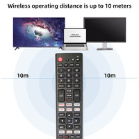 Control remoto universal RM-L1691 para televisores inteligentes LCD LED con muchos botones de acceso directo