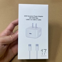 Adaptateur USB-C 40W pour iPhone 17 16 15 14 – Chargeur rapide pour téléphone USB-C