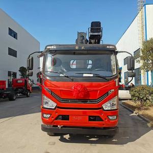 משאית מנוף מותקנת על משאית ג'יפאנג הו, קבינה חד-שורתית, 4x2, מנוע יוצ'אי 220 כוחות סוס, משאית ידנית מכנית 8 טון - Product Image 2