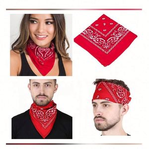 ผ้าพันคอแบบอเนกประสงค์ลายชาติพันธุ์ พิมพ์ลายด้านเดียว ผลิตจากผ้าฝ้ายผสมโพลีเอสเตอร์ ออกแบบและปรับแต่งได้ตามต้องการ - Product Image 4