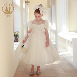 Nimble blanco con cuentas elegante niños <span class=keywords><strong>ropa</strong></span> <span class=keywords><strong>de</strong></span> fiesta <span class=keywords><strong>de</strong></span> cumpleaños adolescente vestido <span class=keywords><strong>de</strong></span> comunión niñas vestidos <span class=keywords><strong>boda</strong></span> concierto <span class=keywords><strong>de</strong></span> Navidad - Product Image 3