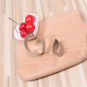 2 cái sáp Thu hải đường fondant <span class=keywords><strong>Cutter</strong></span> <span class=keywords><strong>Set</strong></span> thép không gỉ 430 hoa cánh hoa kẹo cao su dán Cookie Baking khuôn DIY bánh trang trí công cụ - Product Image 4