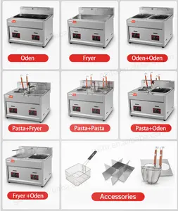 Freidora eléctrica de Gas KFC personalizada, para restaurante, ASQ-711