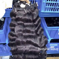Extensions de cheveux naturels indiens bruts à double trame, bouclés crépus, style temple birman, lots de 100g