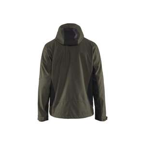 BLAKLADER-Veste Softshell 475325164599M avec capuche Vert olive foncé/Noir-VESTES DE TRAVAIL EAN 7330509689264 - Product Image 2