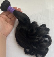 Extensions de cheveux humains brésiliens vierges à double tirage, cuticules alignées, boucles Funmi, boucles Pixie, boucles magiques/élastiques, fournisseur de cheveux du Vietnam