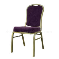 Bas prix Charivari rembourré empilable métal chaise de Banquet hôtel Restaurant conférence théâtre auditorium église chaises siège