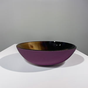 Tazón de Lacado Artesanal Ecológico, Elegante Estilo Cuerno, Arte Popular, Tazón para Ensalada, Personalizado, Orgánico, Natural, Pulido a Mano - Product Image 5