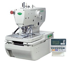Máquina <span class=keywords><strong>de</strong></span> <span class=keywords><strong>Coser</strong></span> Computarizada <span class=keywords><strong>de</strong></span> Alta Velocidad LR 9820 para Ojales y Botones - Product Image 1