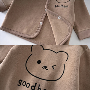 Veste en polaire épaisse et chaude pour bébé, automne-hiver, motif dessin animé, cardigan pour nourrissons, <span class=keywords><strong>manteau</strong></span> pour garçons et filles - Product Image 5