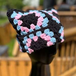 Gorros de Ganchillo Hechos a Mano al por Mayor, Gorros Tejidos a Mano para Halloween, Multicolor, Diseño Granny Square, para Viaje, 100% Acrílico, Unisex, para Adultos - Product Image 6