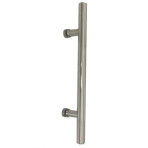 Tirador de puerta de escalera de acero inoxidable de fábrica para puerta de vidrio sin marco - Product Image 1