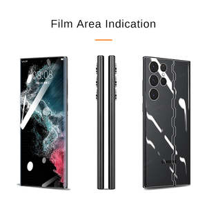 FONLYU Protector <span class=keywords><strong>de</strong></span> Pantalla Completo <span class=keywords><strong>de</strong></span> 360 Grados, Flexible, HD, Mate, <span class=keywords><strong>de</strong></span> Hidrogel TPU, Tipo Mariposa, Antigolpes, Suave, para Teléfono Celular - Product Image 3