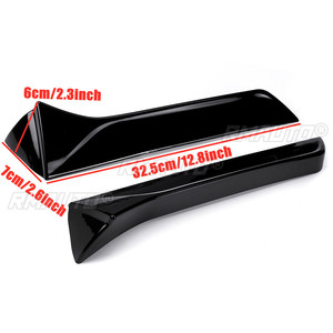 2 Piezas Alerón Lateral Trasero Negro Brillante para Coche Seat Leon 5F FR MK3 MK3.5 2013-2021, Estilo Canards Divisores para Automóvil - Product Image 6