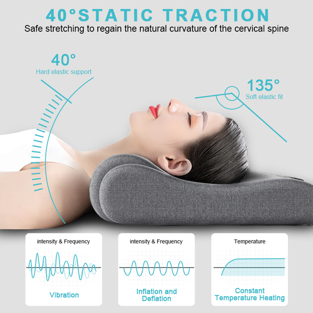 Best Quality Cervical Massage Pillow and Electric Leg Head Muscle Massager for Pain Relief and Daily Comfort Massage Electric