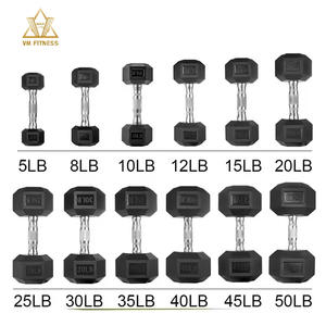Commercial Iron <strong>Dumbells</strong> 10kg 15kg 40KG 50kg <strong>Dumbells</strong> Hex Exercise Free Weight Gym Equipment Fitness Rubber <strong>Hexagon</strong> Dumbbell Set - Product Image 1
