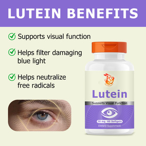 Complément de luteïne en gélules molles personnalisé par le fabricant, soutient la fonction visuelle, aide à filtrer la lumière bleue nocive avec des gélules de luteïne - Product Image 5
