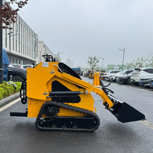 Cheapest Epa Euro5 Walk Behind Mini <b>Stand</b> on Skid Steer with Bucket - Product Image 2