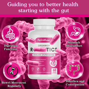 大人のための毎日のプロバイオティクス、消化器系の健康の腸のためのプレバイオティクスとプロバイオティクスを含む - Product Image 3
