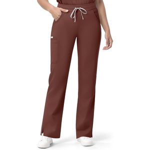 Pantalones de Trabajo FOXA de Pierna Recta para Mujer, Cintura Media, Estilo Cargo con 7 Bolsillos, Cordón Ajustable, Transpirables, Corte Casual - Product Image 1