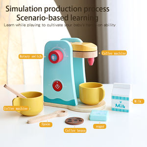 Jouets de <span class=keywords><strong>cuisine</strong></span> pour enfants d'âge préscolaire en bois écologiques non toxiques pour jouer à faire semblant d'apprendre - Product Image 3