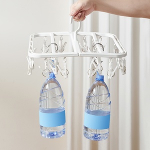 Support OEM Plastic Socks Shorts Underwear Bra Drying Rack Rotating Plastic <b>Hanger</b> with Hooks for Household - Product Image 6
