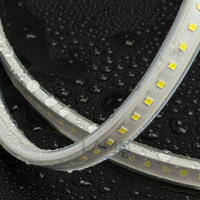 Bande lumineuse LED extérieure étanche IP65 Epistar 2835, 120 LED, 8W, 6000K, dimmable, pour jardin, construction, mines et tunnels