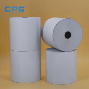 Suministro Directo de Fábrica, Rollo de Papel Térmico Transparente de Primera Calidad de 80x60 mm y 48 g/m² para Impresión, Terminal de Tarjetas de Crédito, Papel para Recibos de Punto de Venta - Product Image 1