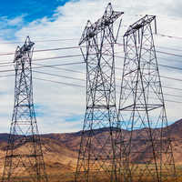 Tour en acier galvanisé à haute résistance pour ligne de transmission électrique, équipement de distribution d'énergie de Chine