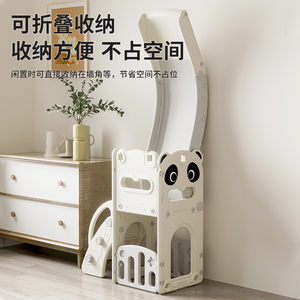 Migo gấu bán buôn có thể gập lại trẻ em trong nhà nhựa trượt đa chức năng bé Nhựa trượt và Swing Set - Product Image 5