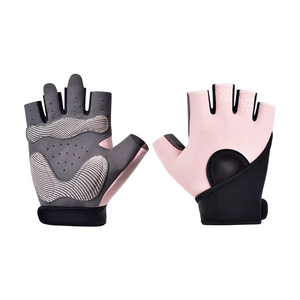 <span class=keywords><strong>Guantes</strong></span> de fitness unisex antideslizantes, resistentes al desgaste, transpirables, de nailon, con soporte para muñeca alargado, alta elasticidad y absorción de impactos - Product Image 3