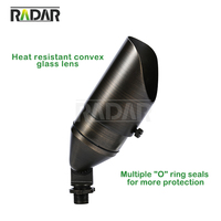 RAL-8105 Offre Spéciale LED 12V AC DC spot éclairage en laiton coulé adapter à mr16 lampe éclairage de jardin réglable ABS piquet de terre