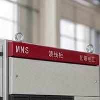 Armoire de distribution MNS LV, boîtier métallique, matériau et dimensions personnalisés, livraison directe usine, IP40 IK05