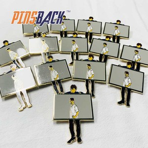 Nhà Máy Trực Tiếp Cung Cấp Chết Đúc Ve Áo Pin Huy Hiệu Cá Nhân Tùy Chỉnh Cứng Men Mềm Kim Loại Pin Cho Trang Trí Quà Tặng Lưu Niệm - Product Image 2