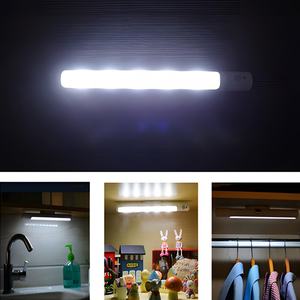 Luz LED Inalámbrica con Sensor de Movimiento Inteligente, Funciona con Batería, Magnética, Giratoria, Luz Nocturna de Inducción para Interiores, para Armarios y Gabinetes - Product Image 6