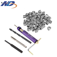 Fasteners M6 M8 M10 M12 316 304 Stainless Steel Metal Helicoils M10*1.5*1.0D Silver Wire Thread Insert With Tool Set