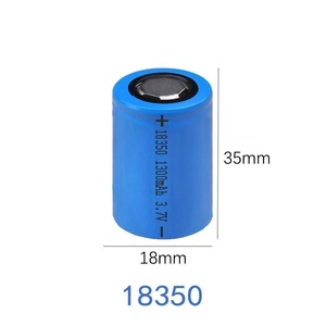 แบตเตอรี่ลิเธียม 18350 3.7V สำหรับไฟฉาย เครื่องปั่นน้ำผลไม้ แก้วเชคเกอร์ แปรงสีฟันไฟฟ้า - Product Image 2