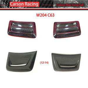 Ailerons latéraux en fibre de carbone véritable finition polie pour <span class=keywords><strong>Mercedes</strong></span> Classe C W204 C63 Pare-chocs avant/arrière Ruban 3M Kits de carrosserie - Product Image 6