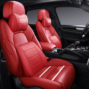 Housses de siège de voiture de luxe en cuir imperméable toutes saisons, durables, entièrement enveloppantes et sur mesure pour Porsche Taycan Turbo S, Cayenne et <span class=keywords><strong>911</strong></span> Turbo S - Product Image 5