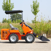 Mini-chargeuse compacte sur pneus 1.5T CE EPA Euro V, robuste, diesel, pour démolition intérieure, en stock usine, livraison gratuite