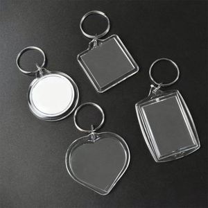 Porte-carte photo promotionnel en acrylique, cadre photo pour collection, pendentif porte-clés de forme spéciale, cadre transparent - Product Image 2